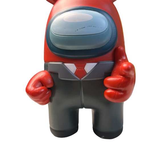 Among Us Crewmate Toikido Red Devil with Tuxedo Figure - Picture 4 of 6